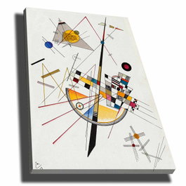 Wallity Lienzo Decorativo Delicate Tension. No. 85 de Wassily Kandinsky (70 x 100 cm)